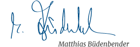 Matthias Büdenbender Unterschrift